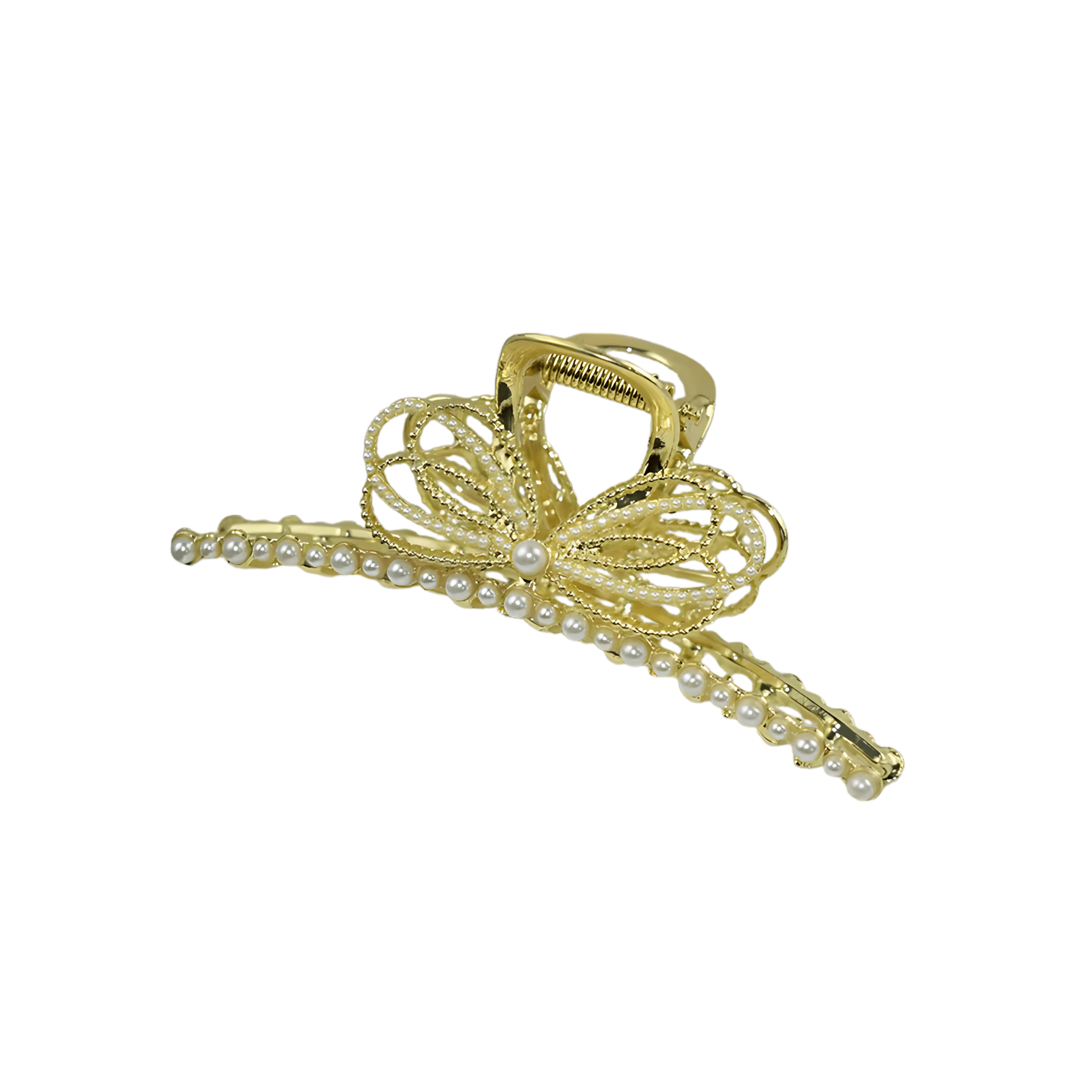 Rhinestone and Pearl Claw Clips - Gummia